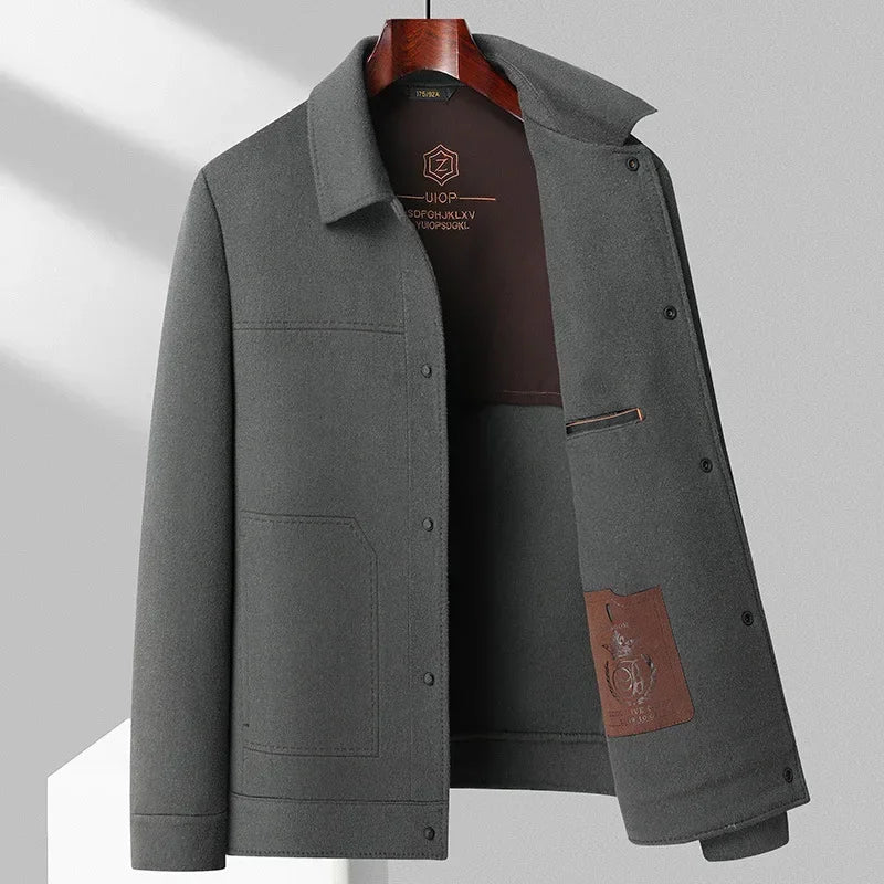 Herren Wolljacke Premium Qualität Schurwolle Elegant - BerlinGlamour
