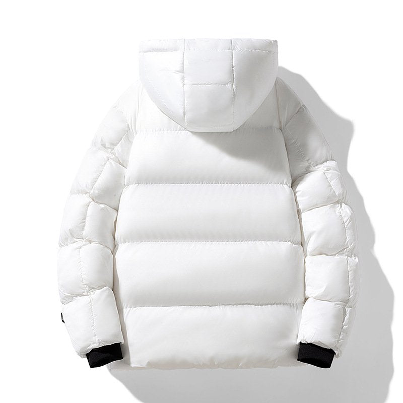 Herren Steppjacke Warm mit Kapuze Isoliert