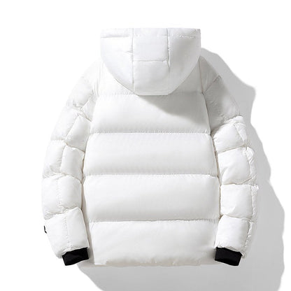 Herren Steppjacke Warm mit Kapuze Isoliert