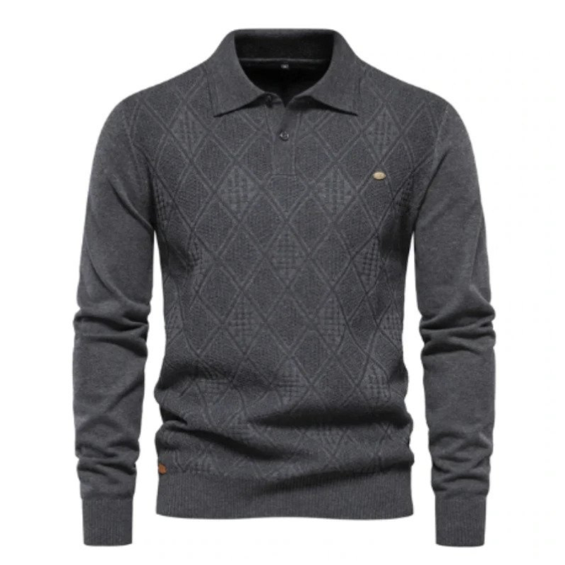 Herren Polo Langarm Shirt Qualität - BerlinGlamour