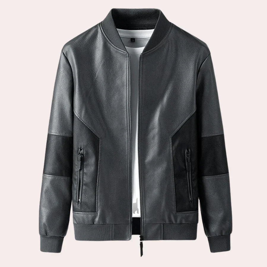 Herren Jacke Urban Style Modern Leder - BerlinGlamour