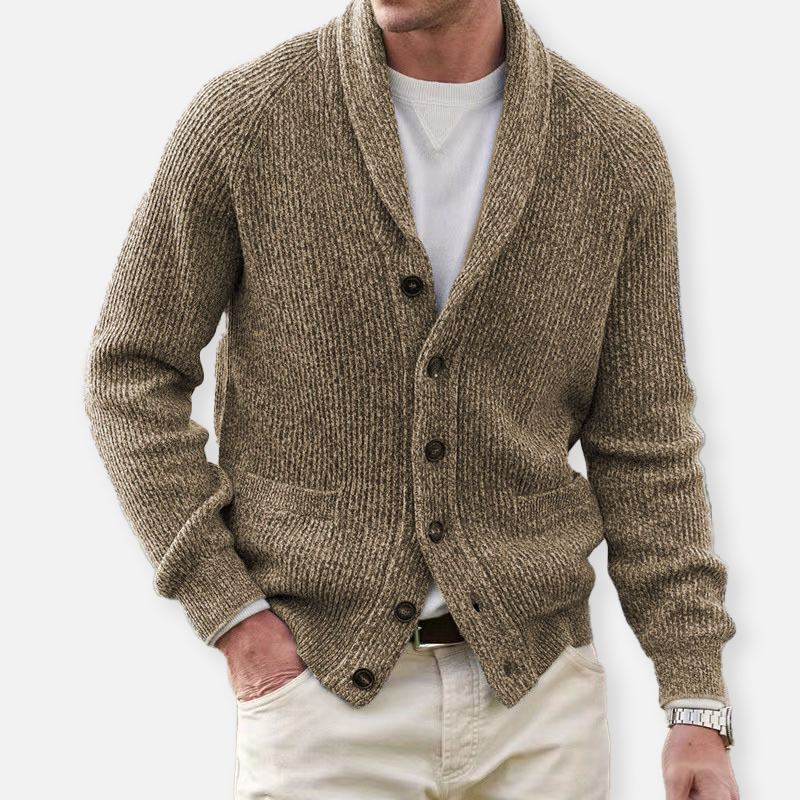 Herren Cardigan Strick Warm Bequem
