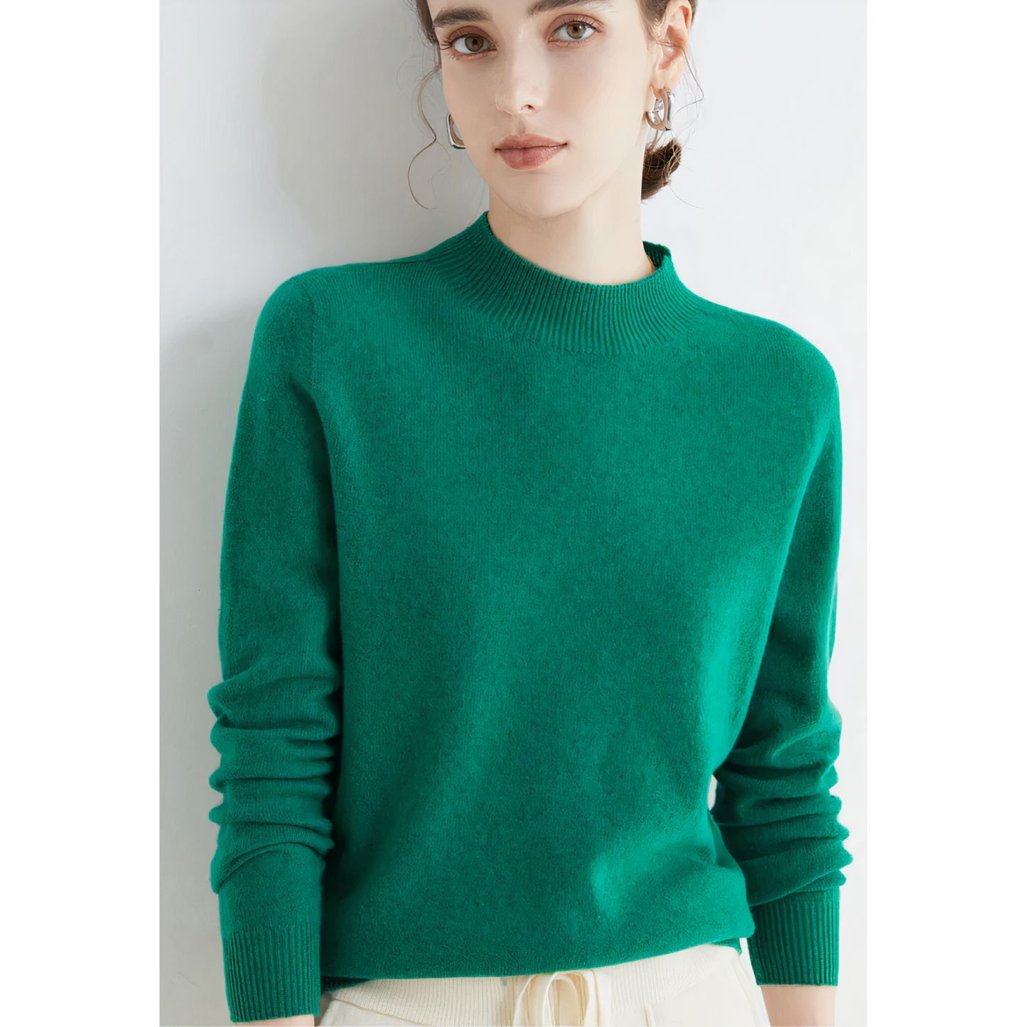 Weicher Kaschmirpullover Damen Modern