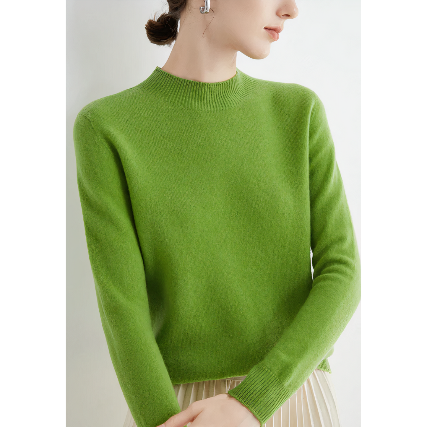 Weicher Kaschmirpullover Damen Modern