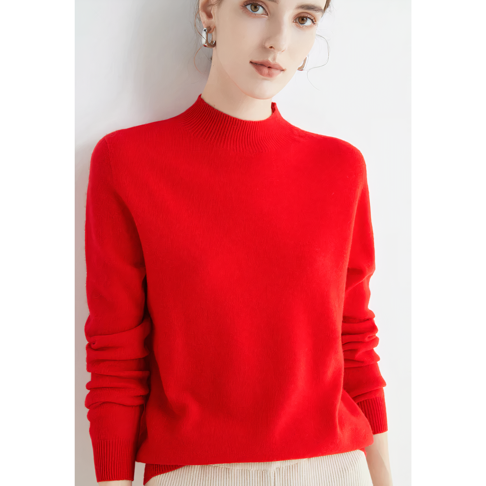 Weicher Kaschmirpullover Damen Modern - BerlinGlamour