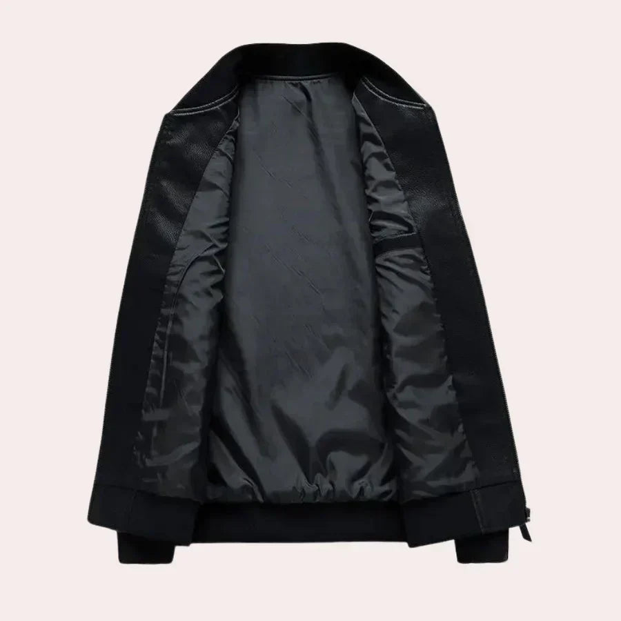 Herren Jacke Urban Style Modern Leder