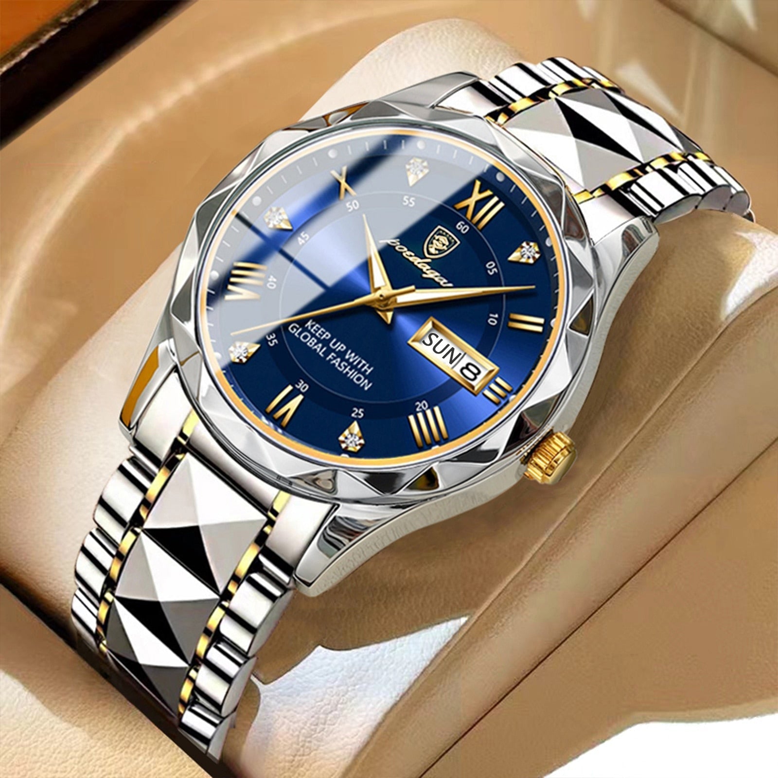 Herrenuhr Modern Edel Leder - BerlinGlamour