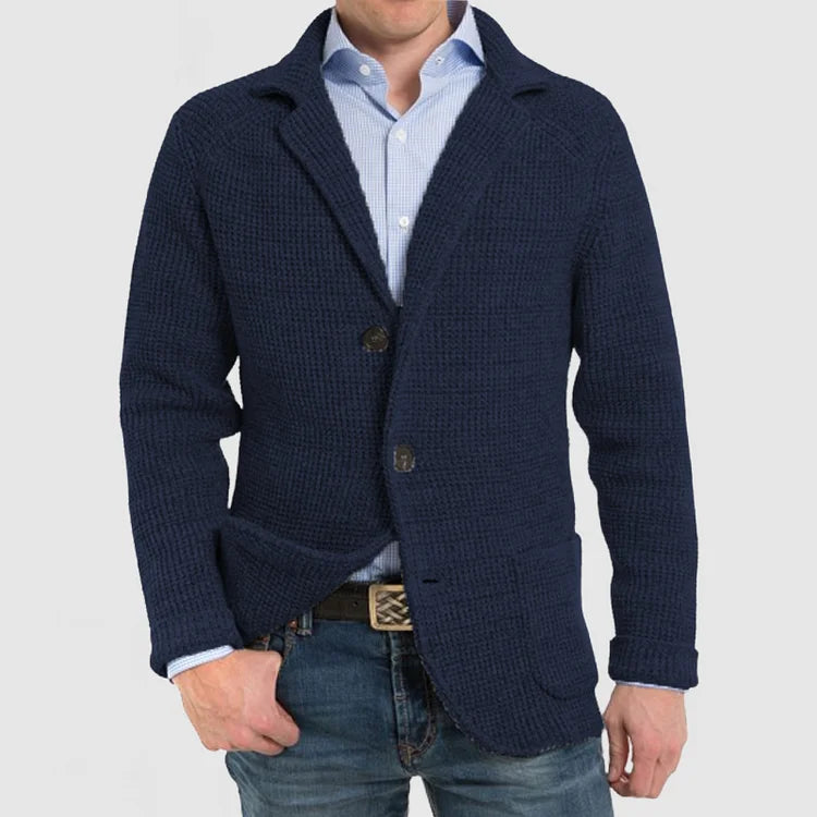 Herren Blazer Slim Fit Business Anzug Modern