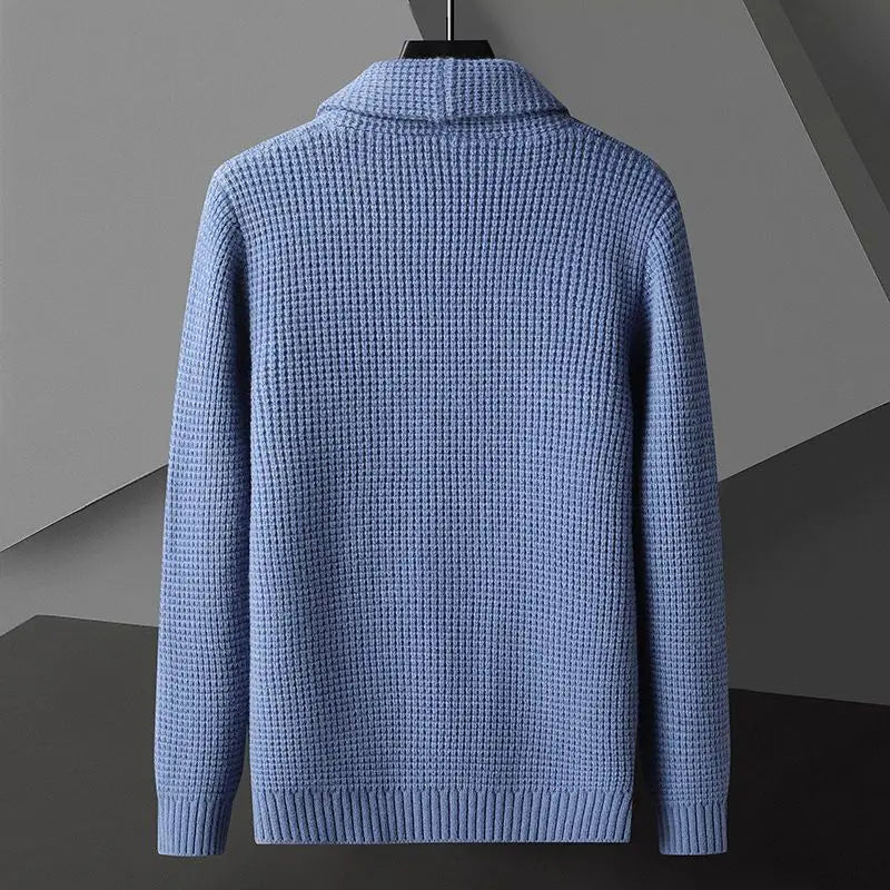 Herren Strickjacke Warm aus Wolle Vintage Look