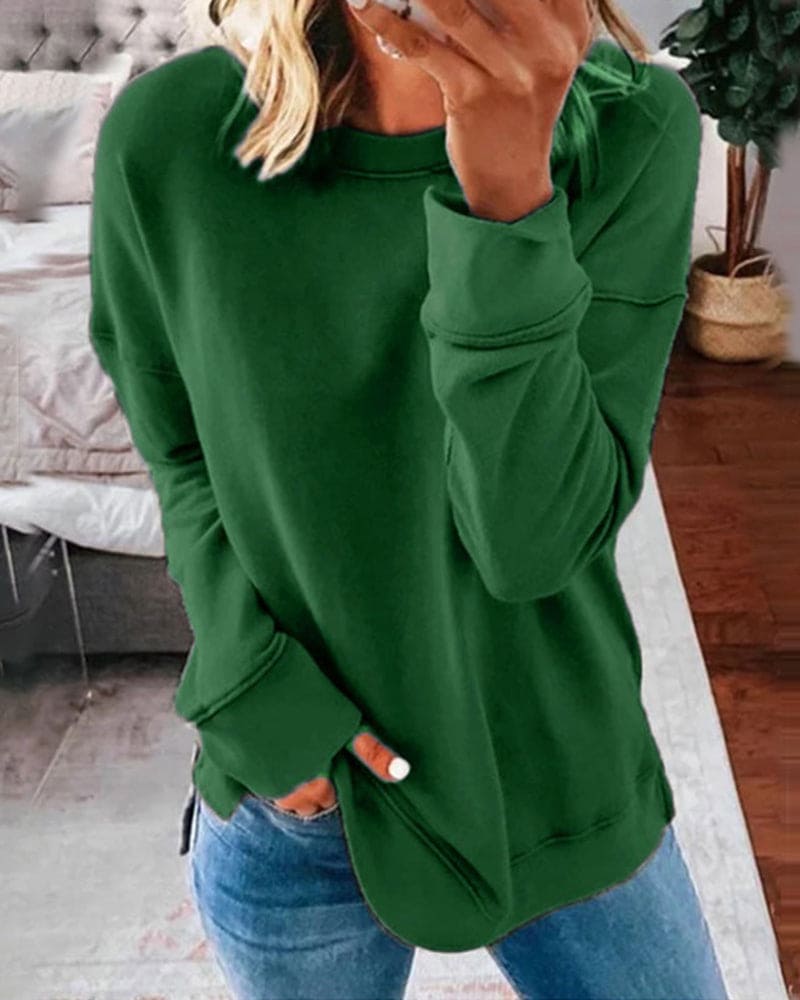 Weiches Damen Sweatshirt Bequem Komfortabel