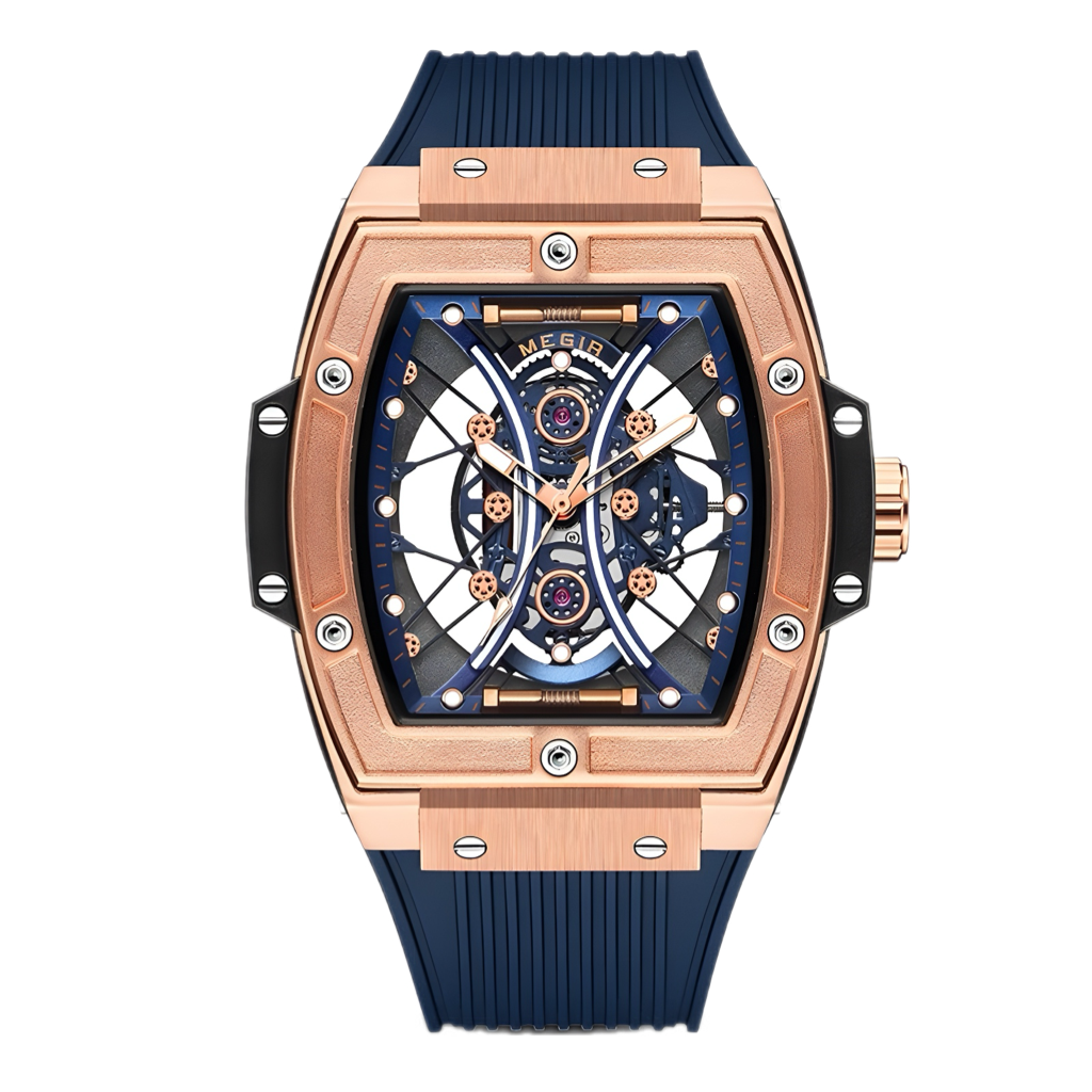 Herren Armbanduhr 45mm Edelstahl Chronograph - BerlinGlamour