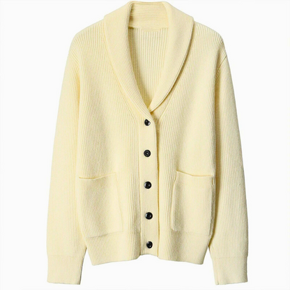 Herren Strickcardigan Gestreift Baumwolle Bequem
