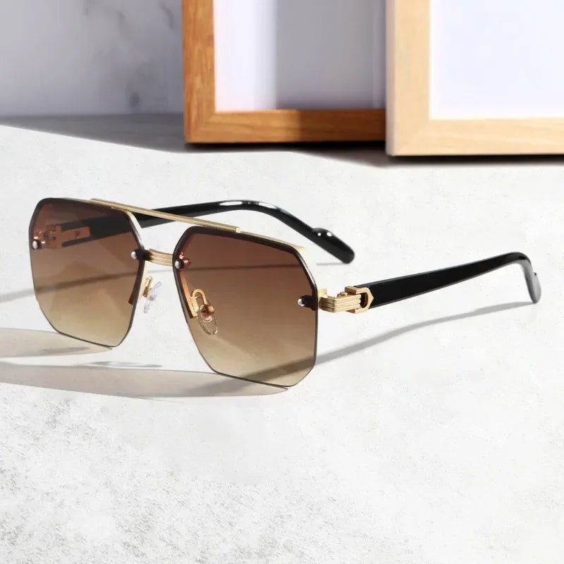 Herren Sonnenbrille Geometrisch Modern Sportlich