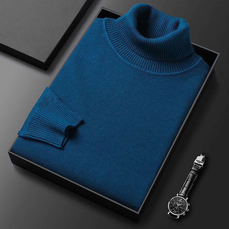 Herren Rollkragenpullover Lässig Frühjahr Bequem