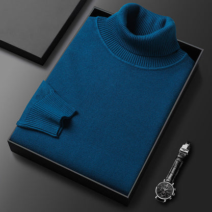 Herren Rollkragenpullover Lässig Frühjahr Bequem