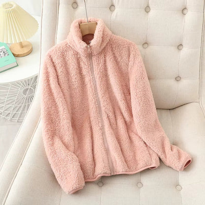 Damen Fleecejacke Warm Bequem Winter - BerlinGlamour