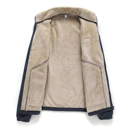Herren Outdoor-Jacke Fleece gefüttert Warm