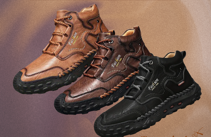Herren Stiefel Orthopädisch Bequem Elegant