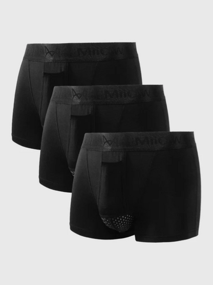 Bequeme Herren Boxershorts 3er Pack Baumwolle Weich