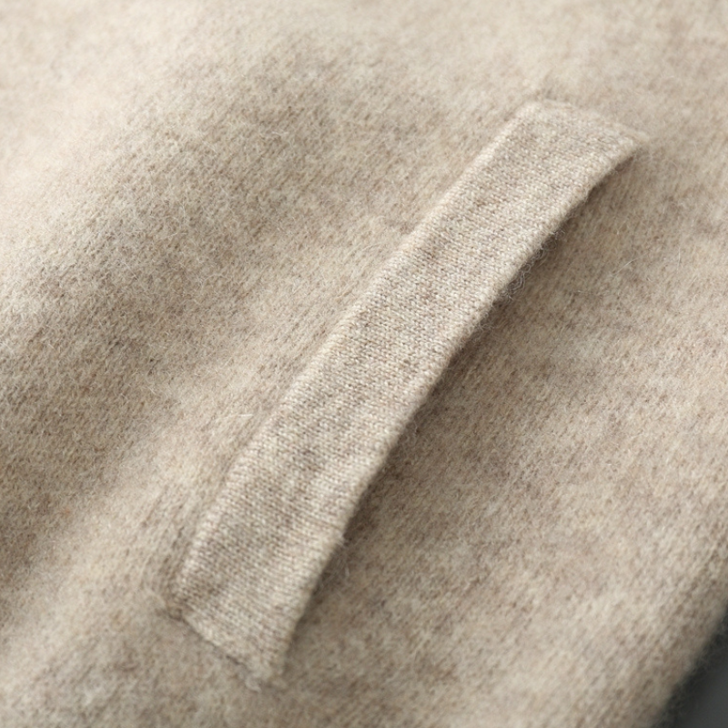 Herren Strickjacke Woll Warm Reißverschluss Hochwertig