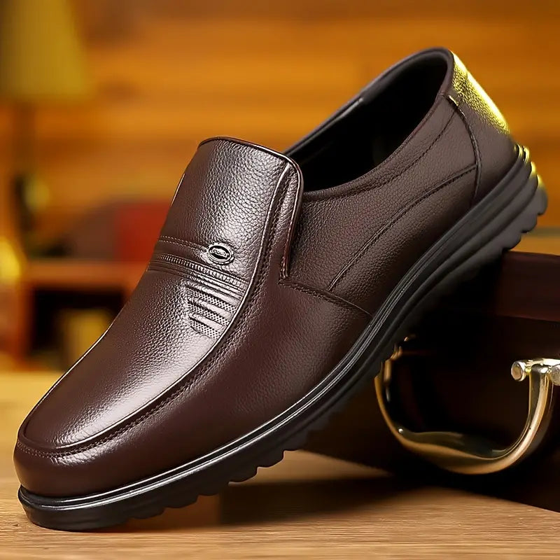 Leder Loafer Herren Schuhe Bequem Elegant