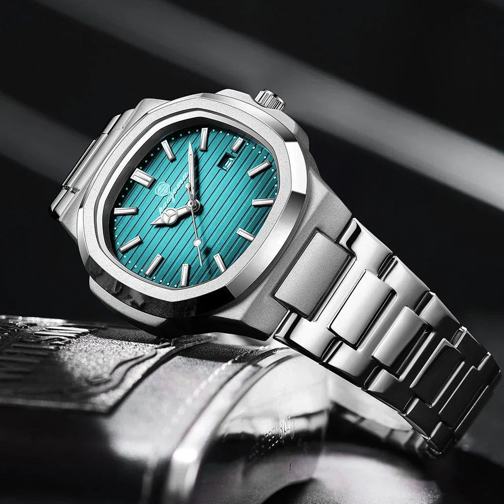 Herren Armbanduhr Edelstahl Elegant Slim - BerlinGlamour