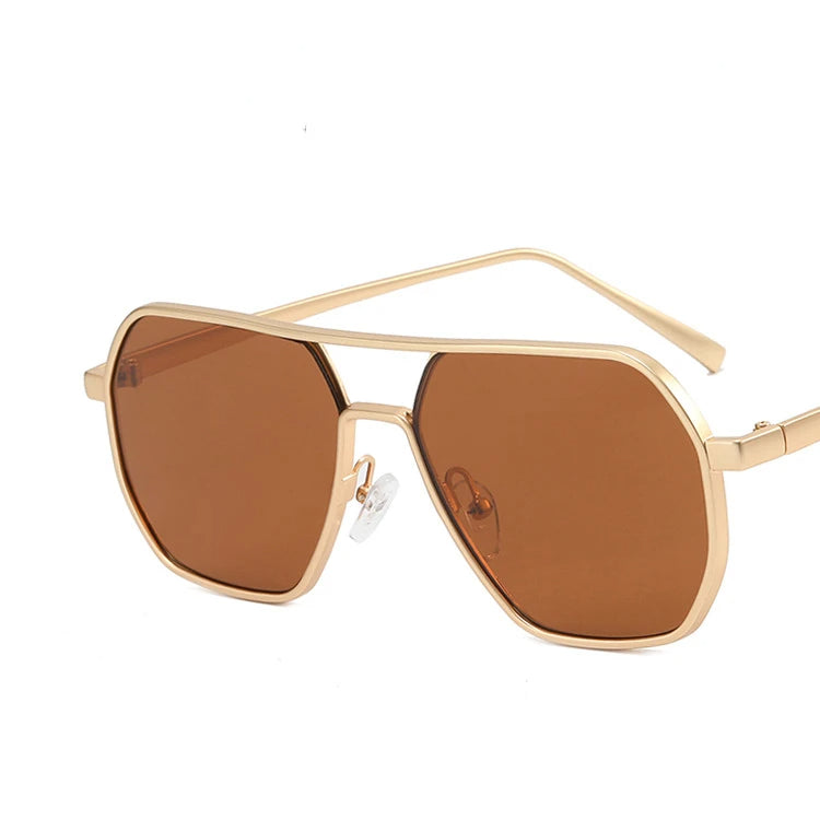 Edelstahl Pilotenbrille Herren Modern Metall Optik