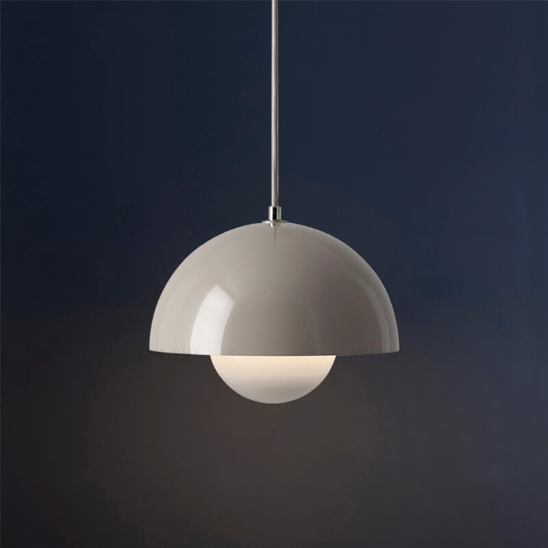 Moderne Pendelleuchte Halbkugel Leuchte Wohnzimmer - BerlinGlamour
