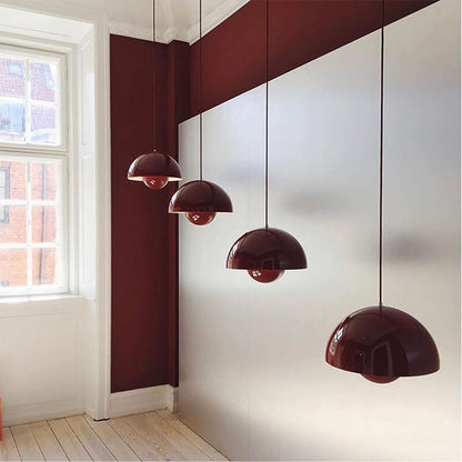 Moderne Pendelleuchte Halbkugel Leuchte Wohnzimmer