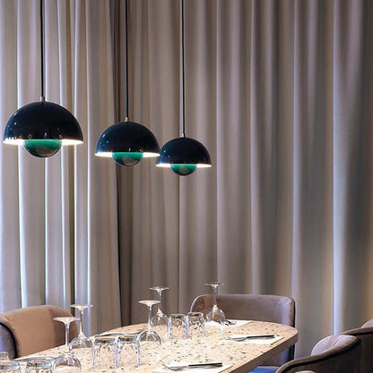 Moderne Pendelleuchte Halbkugel Leuchte Wohnzimmer