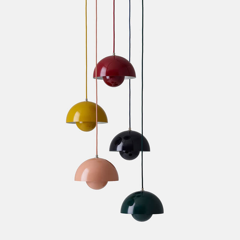 Moderne Pendelleuchte Halbkugel Leuchte Wohnzimmer