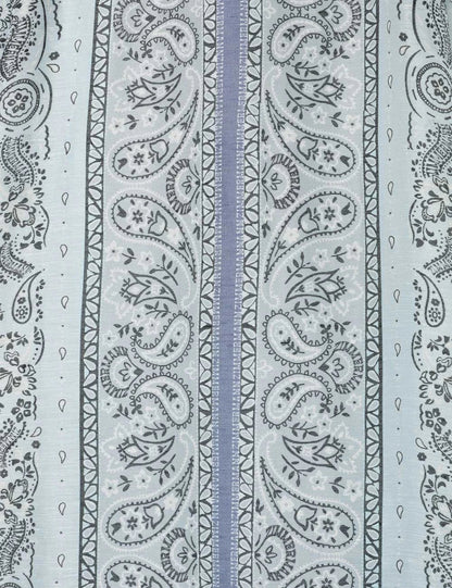 Paisley Bluse Maxi Rock Set Elegant Damen