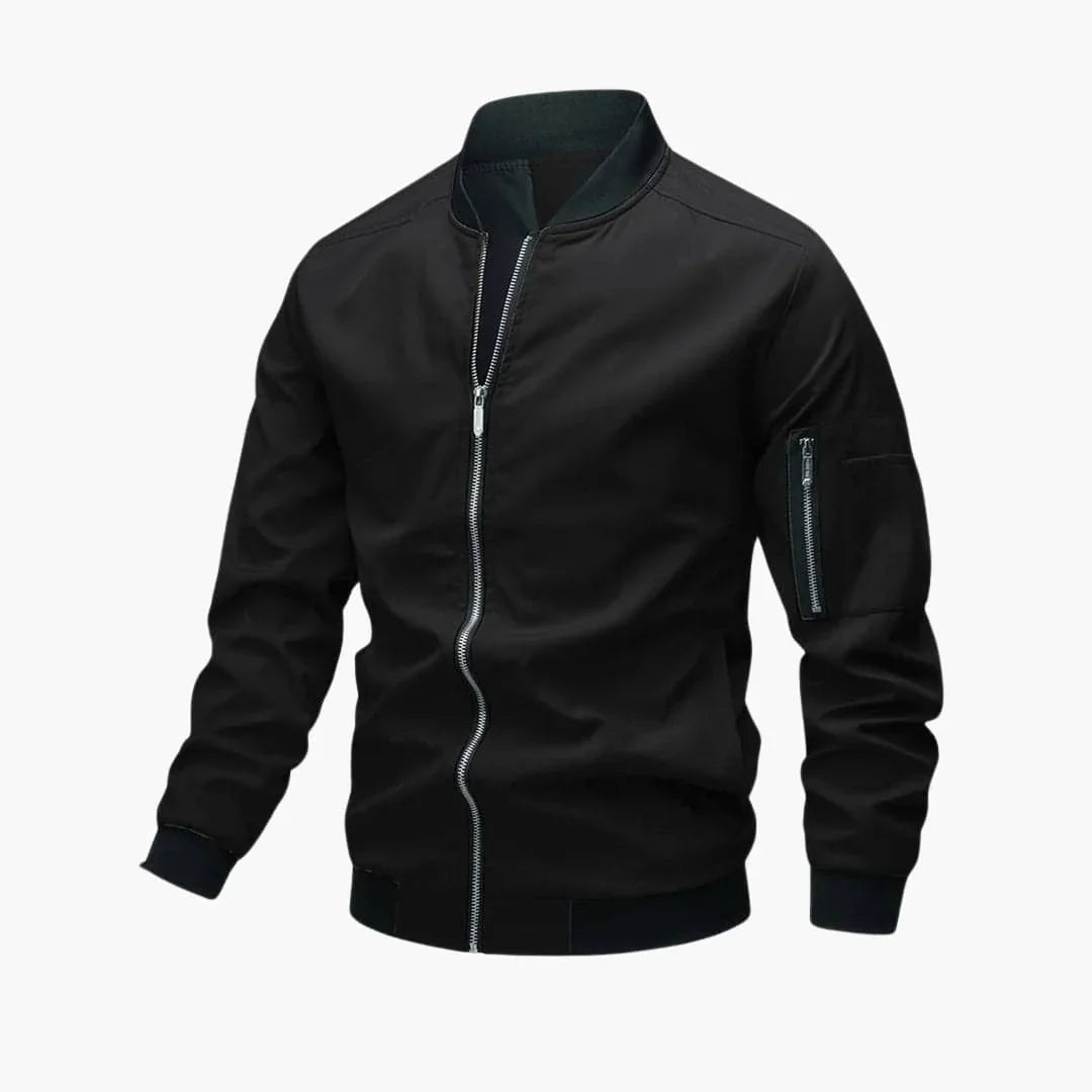 Zip Bomberjacke mit Taschen für Herren 0