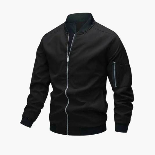 Zip Bomberjacke mit Taschen für Herren 0