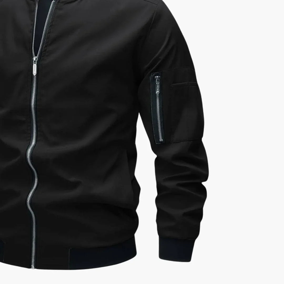 Zip Bomberjacke mit Taschen für Herren 2