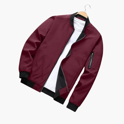 Zip Bomberjacke mit Taschen für Herren 5
