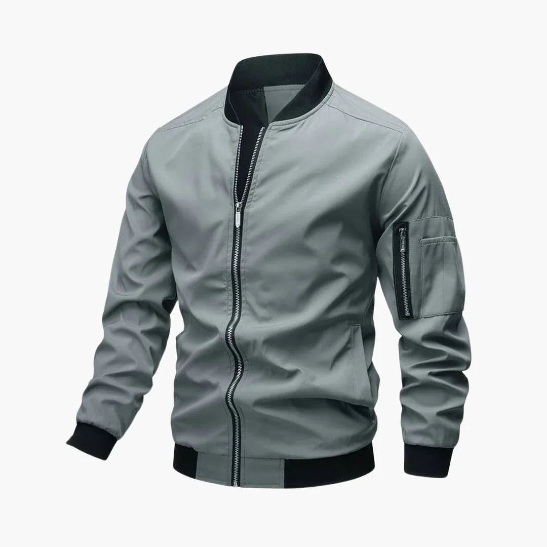 Zip Bomberjacke mit Taschen für Herren 9