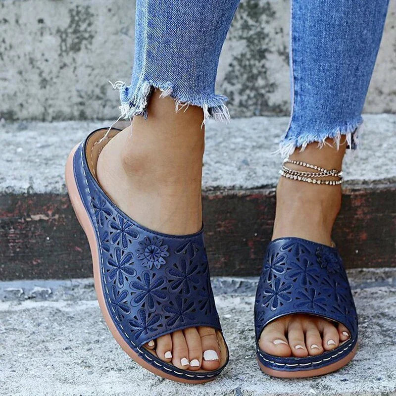 VALERIA – Orthopädische Sandalen mit Stickereien