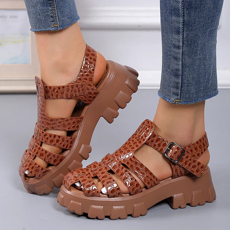 Gladiatoren Sandalen Frauen Mode Sommer