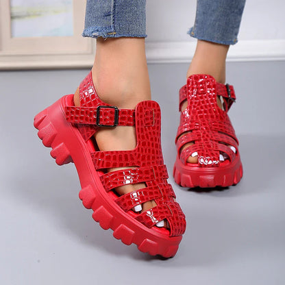 Gladiatoren Sandalen Frauen Mode Sommer