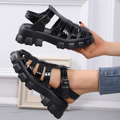 Gladiatoren Sandalen Frauen Mode Sommer