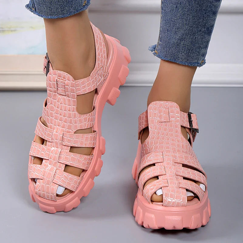 Gladiatoren Sandalen Frauen Mode Sommer