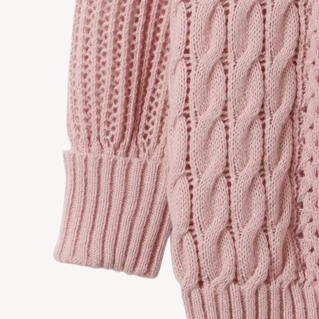 Zopfmuster-Pulloverkleid für Damen | Loravelle 5
