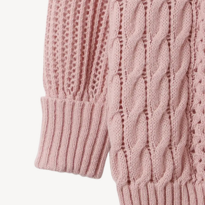 Zopfmuster-Pulloverkleid für Damen | Loravelle 5