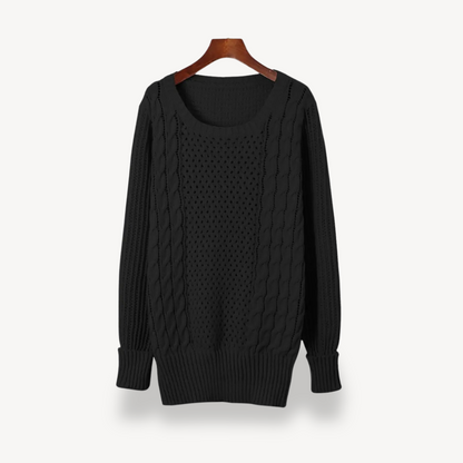 Zopfmuster-Pulloverkleid für Damen | Loravelle 7