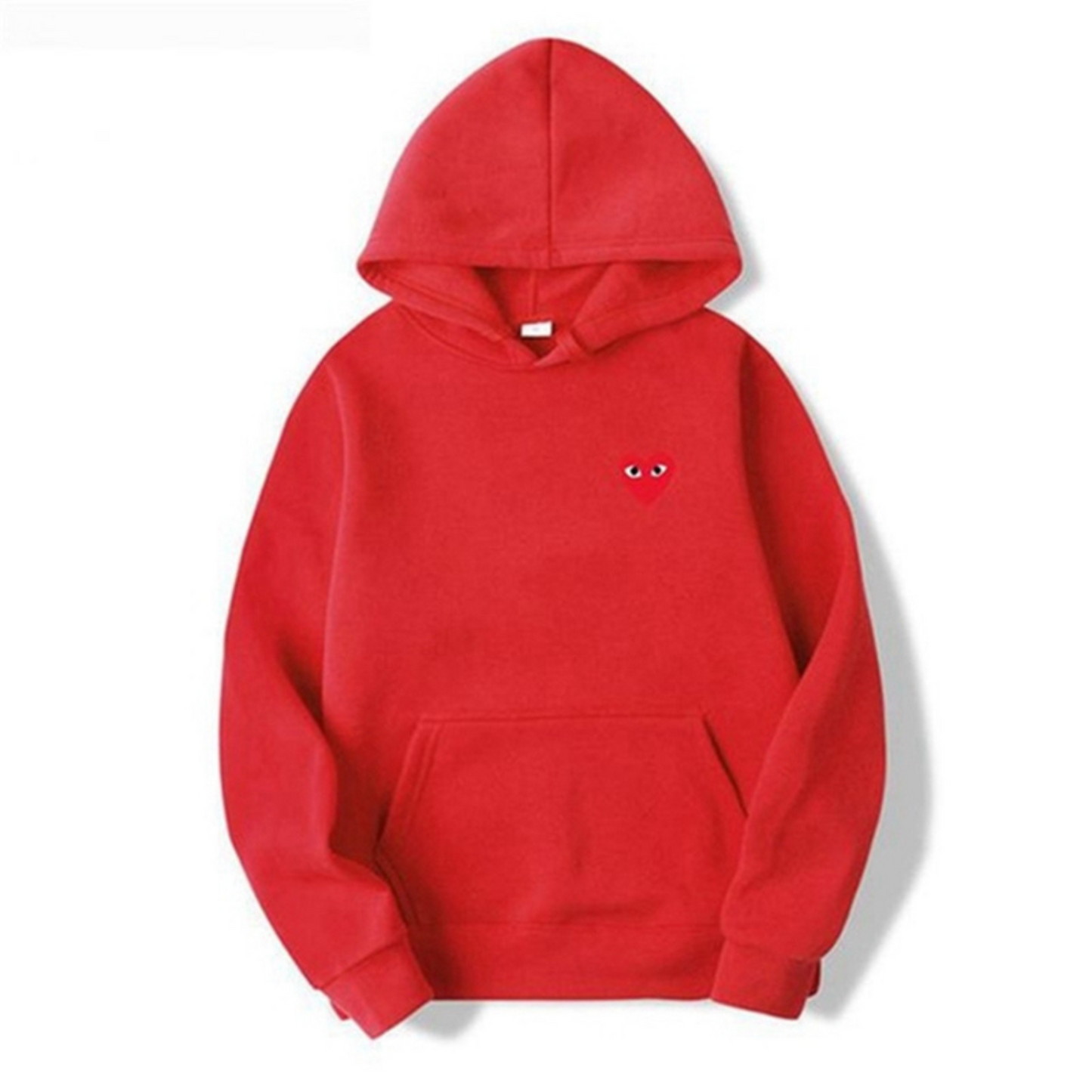 Kapuzenpullover Streetwear mit Herz-Design und Tasche Modern