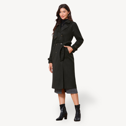 Zweireihiger Trenchcoat für Damen | Loravelle 1
