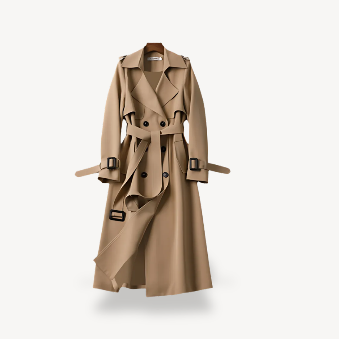 Zweireihiger Trenchcoat für Damen | Loravelle 1