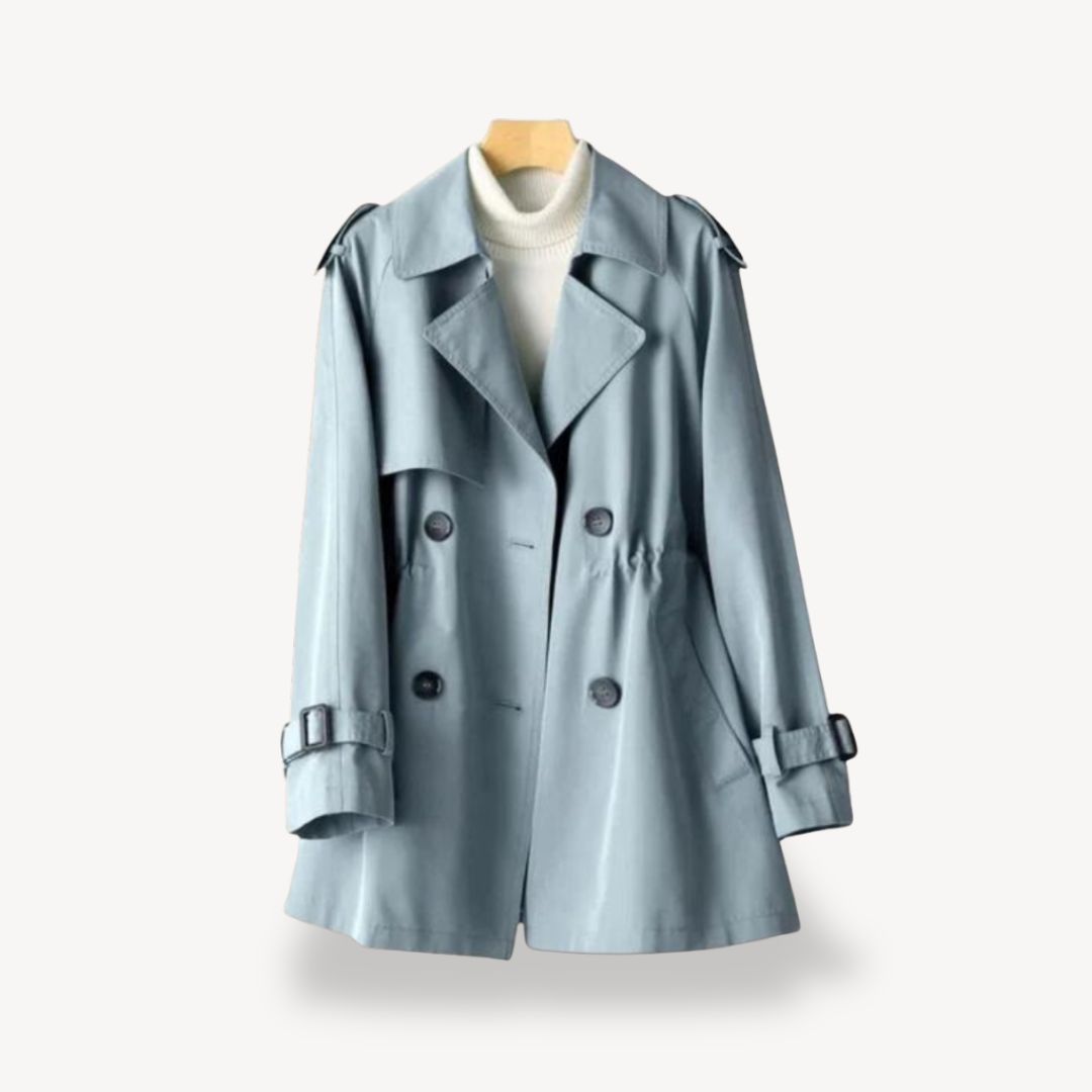 Zweireihiger Trenchcoat für Damen | Loravelle 3