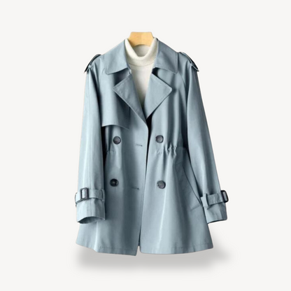 Zweireihiger Trenchcoat für Damen | Loravelle 3